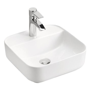 COMAD UM-6288 MAGIC 40 DP - Umywalka nablatowa MAGIC 40x40 cm ceramika/błyszcząca biel