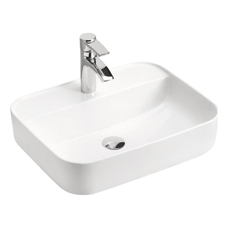 COMAD UM-6289 MAGIC 50 DP - Umywalka nablatowa MAGIC 50x40 cm ceramika/błyszcząca biel