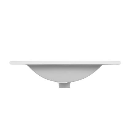 COMAD UM-CFP LAVA 50D - Umywalka wpuszczana LAVA 51x46 cm ceramika/błyszcząca biel