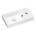 COMAD UM-VEDEA 40 - Umywalka nablatowa VEDEA 40x22 cm ceramika/biały połysk