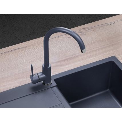 Concept BDG3334DG - Bateria zlewozmywakowa 33,5 cm granit/ciemnoszary