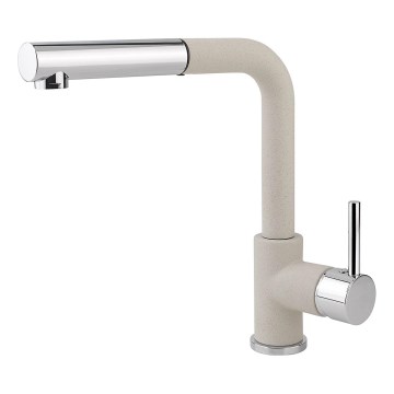 Concept BDG4527BE - Bateria zlewozmywakowa z wyciąganą wylewką 26,9 cm granit/beżowy