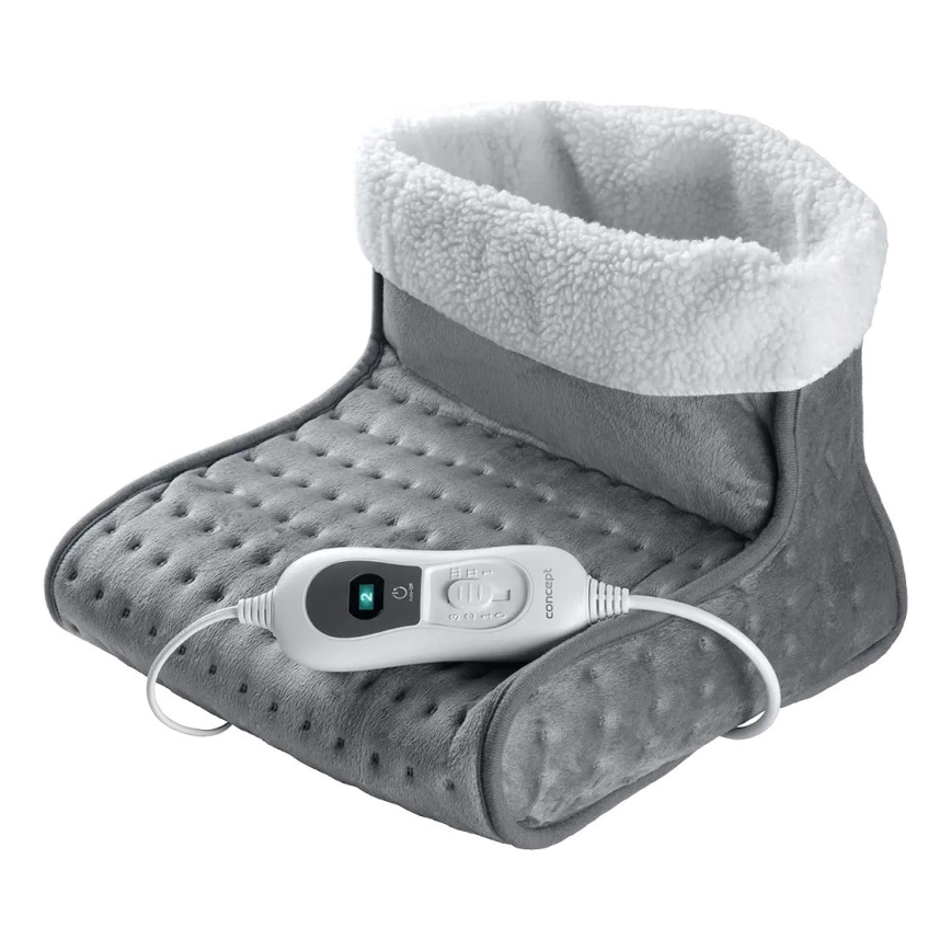 Concept BV1020 - Elektryczne podgrzewane buciki 100W/230V 30x30 cm szare/białe