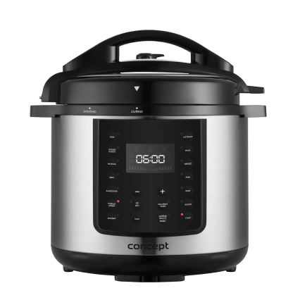 Concept CK8001 - Wielofunkcyjny elektryczny szybkowar 5,6 l 1000W/230V Wi-Fi ze stali nierdzewnej