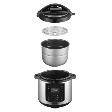 Concept CK8001 - Wielofunkcyjny elektryczny szybkowar 5,6 l 1000W/230V Wi-Fi ze stali nierdzewnej