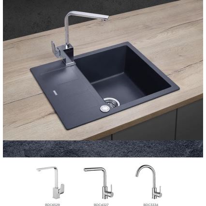 Concept DG05C45DG - Zlewozmywak kuchenny CUBIS 50x62 cm granit/ciemnoszary