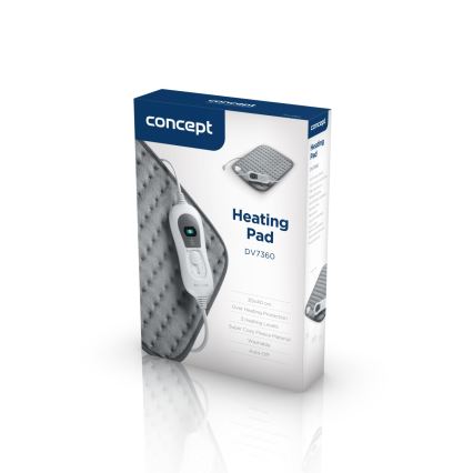 Concept DV7360 - Elektryczna mata grzewcza 100W/230V 30x40 cm szara