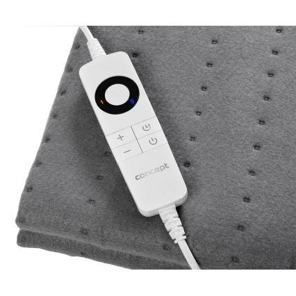 Concept DV7430 - Elektryczna podkładka grzewcza 100W/230V 150x80 cm szara