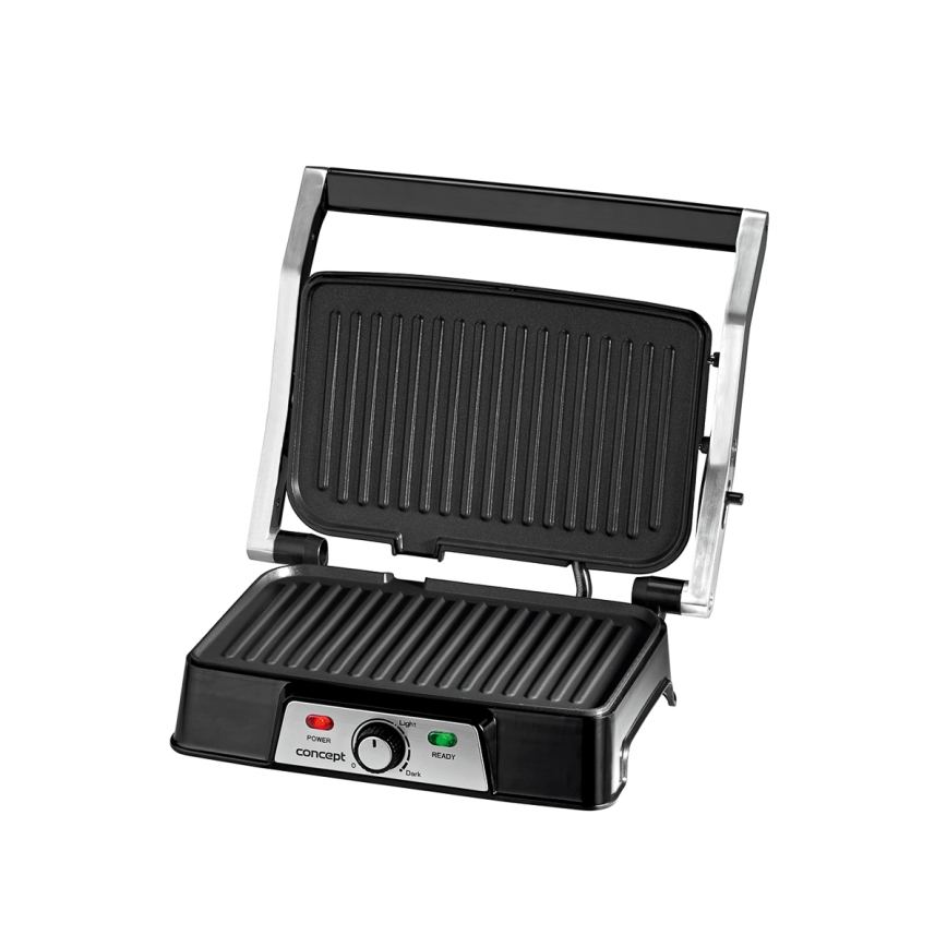 Concept ge2005 - Grill elektryczny 1500W/230V stal nierdzewna/czarny