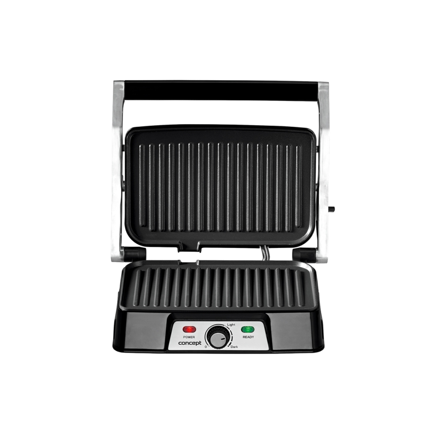 Concept ge2005 - Grill elektryczny 1500W/230V stal nierdzewna/czarny