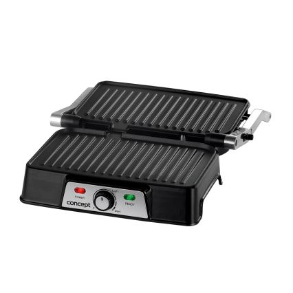 Concept ge2005 - Grill elektryczny 1500W/230V stal nierdzewna/czarny