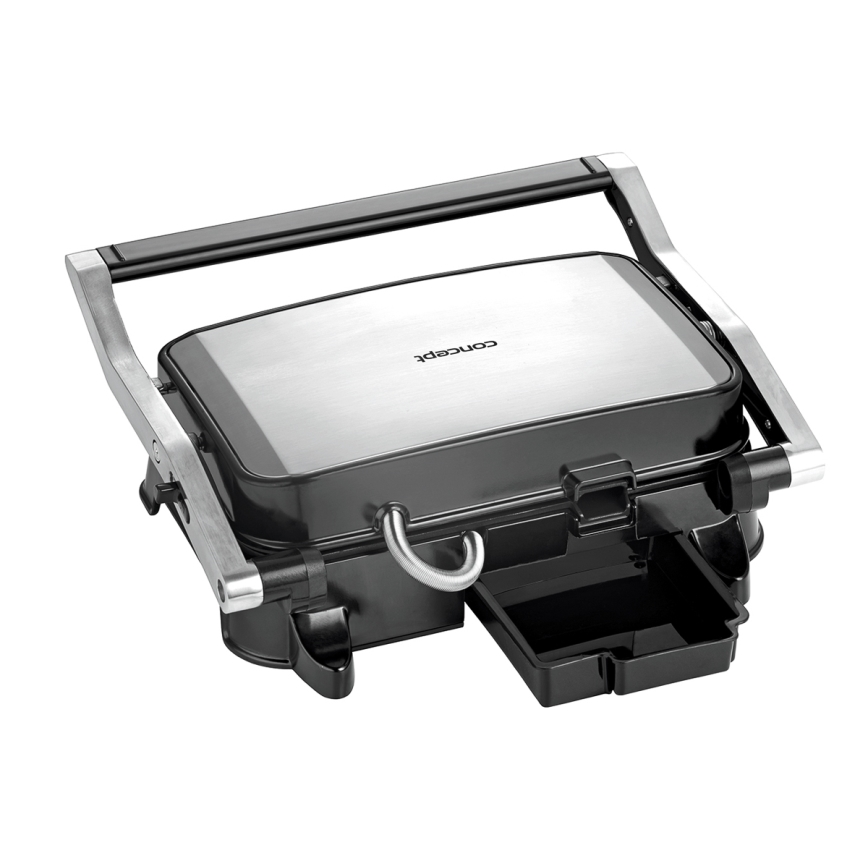 Concept ge2005 - Grill elektryczny 1500W/230V stal nierdzewna/czarny