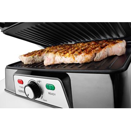 Concept ge2005 - Grill elektryczny 1500W/230V stal nierdzewna/czarny