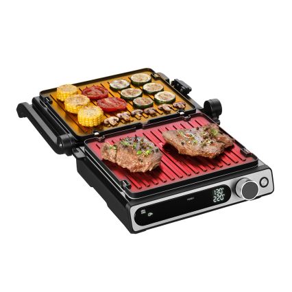 Concept ge3500 - Grill elektryczny z sondą temperatury 2000W/230V czarny