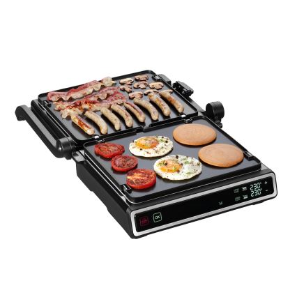 Concept ge3550 - Grill elektryczny z sondą temperatury 2000W/230V czarny
