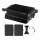 Concept ge3600 - Grill kontaktowy z sondą temperatury GLASS 2000W/230V czarny