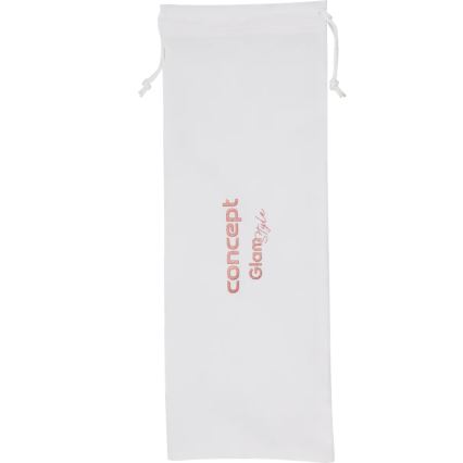 Concept KK2125 - Stożkowa lokówka do włosów GLAM STYLE 42W/230V biały/różowe złoto