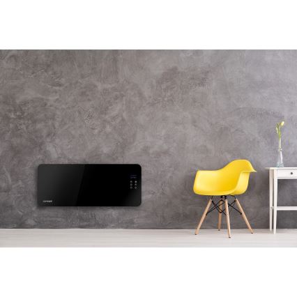 Concept KS4010 - Elektryczny grzejnik/konwektor 1000/2000W IP24 czarny + pilot