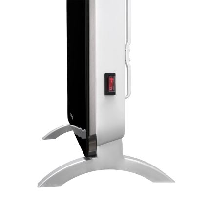 Concept KS4010 - Elektryczny grzejnik/konwektor 1000/2000W IP24 czarny + pilot