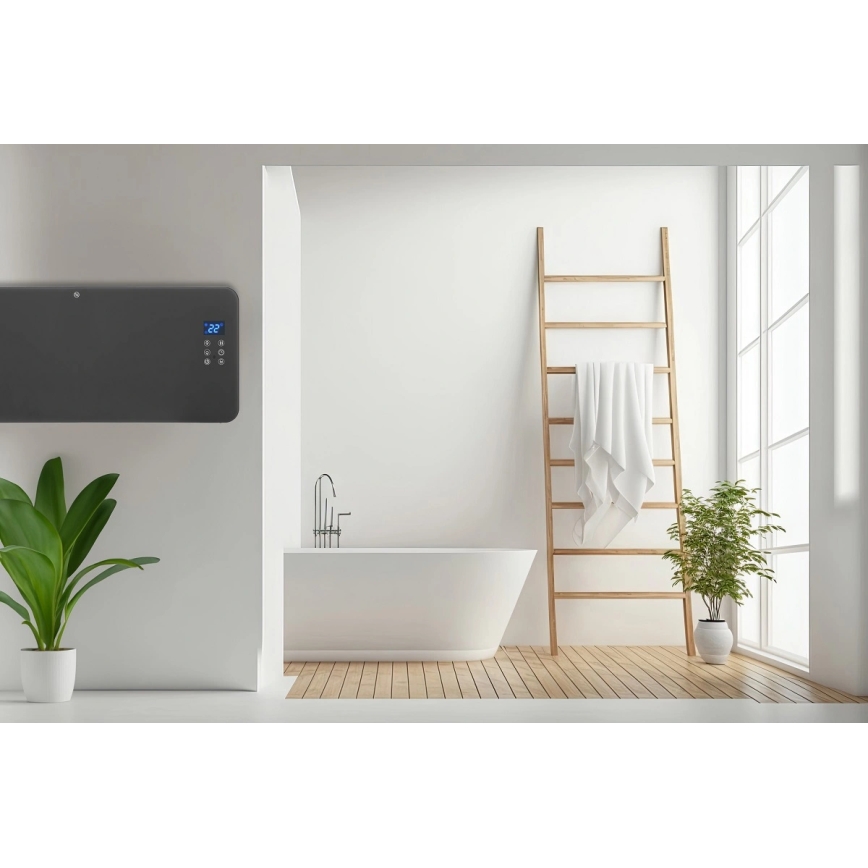 Concept KS4100 - Inteligentny grzejnik/konwektor elektryczny 1000/2000W Wi-Fi IP24 szary