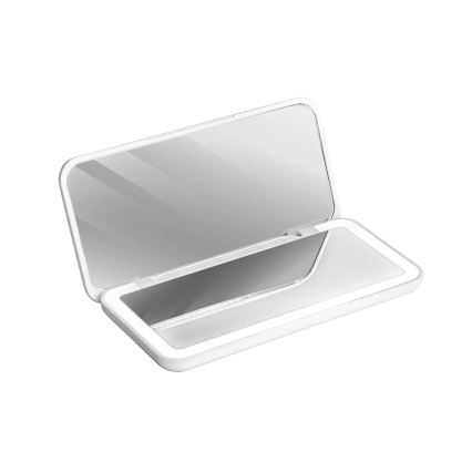 Concept KZ2010 - LED kieszonkowe lusterko kosmetyczne PERFECT SKIN LED/1,5W/5V 4500-5500K 300 mAh białe