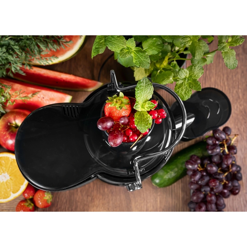 Concept LO7095 - Sokowirówka odśrodkowa 1000W/230V czarny/stal nierdzewna