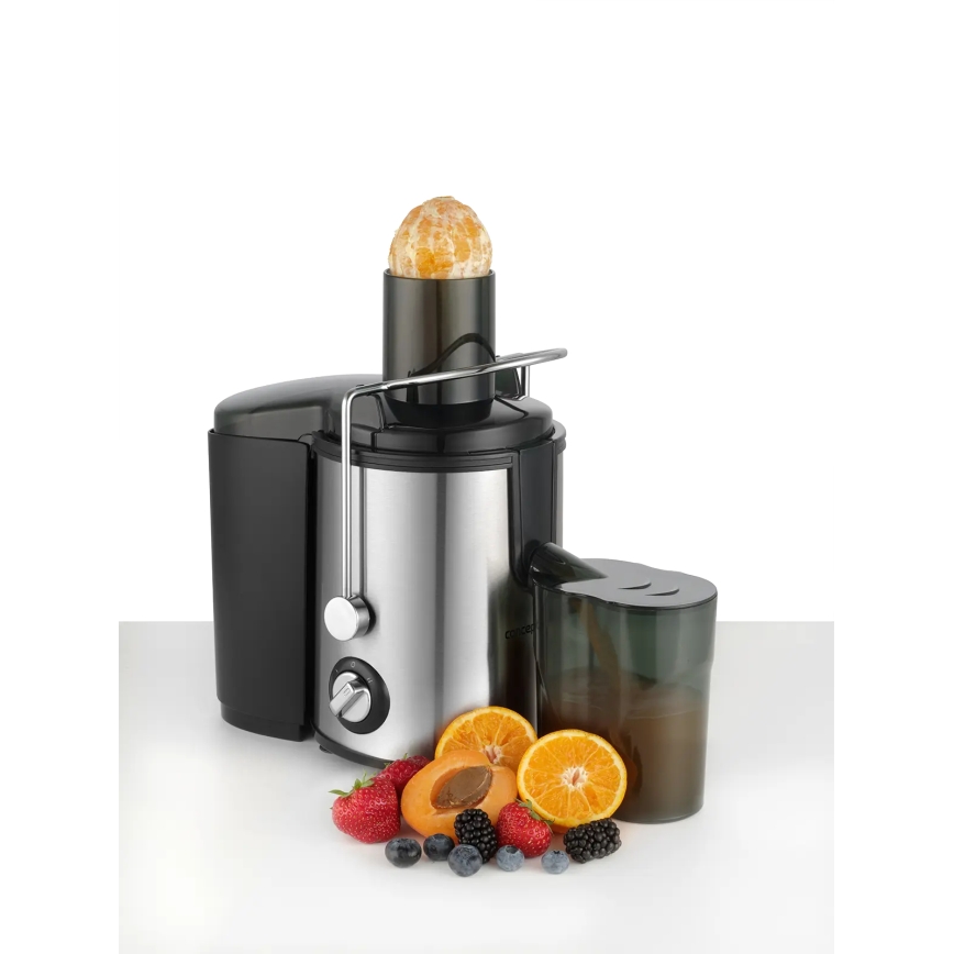 Concept LO7095 - Sokowirówka odśrodkowa 1000W/230V czarny/stal nierdzewna