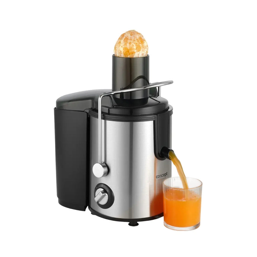 Concept LO7095 - Sokowirówka odśrodkowa 1000W/230V czarny/stal nierdzewna