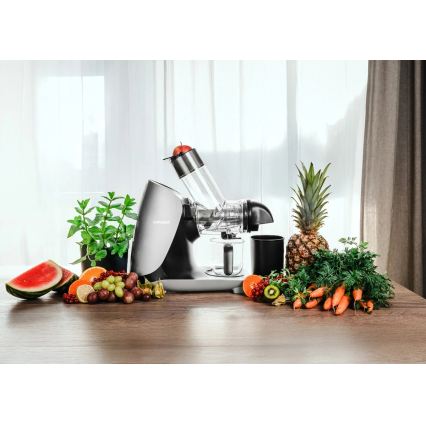 Concept LO7250 - Pozioma wyciskarka ślimakowa 200W/230V czarny/stal nierdzewna
