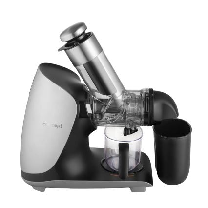 Concept LO7250 - Pozioma wyciskarka ślimakowa 200W/230V czarny/stal nierdzewna