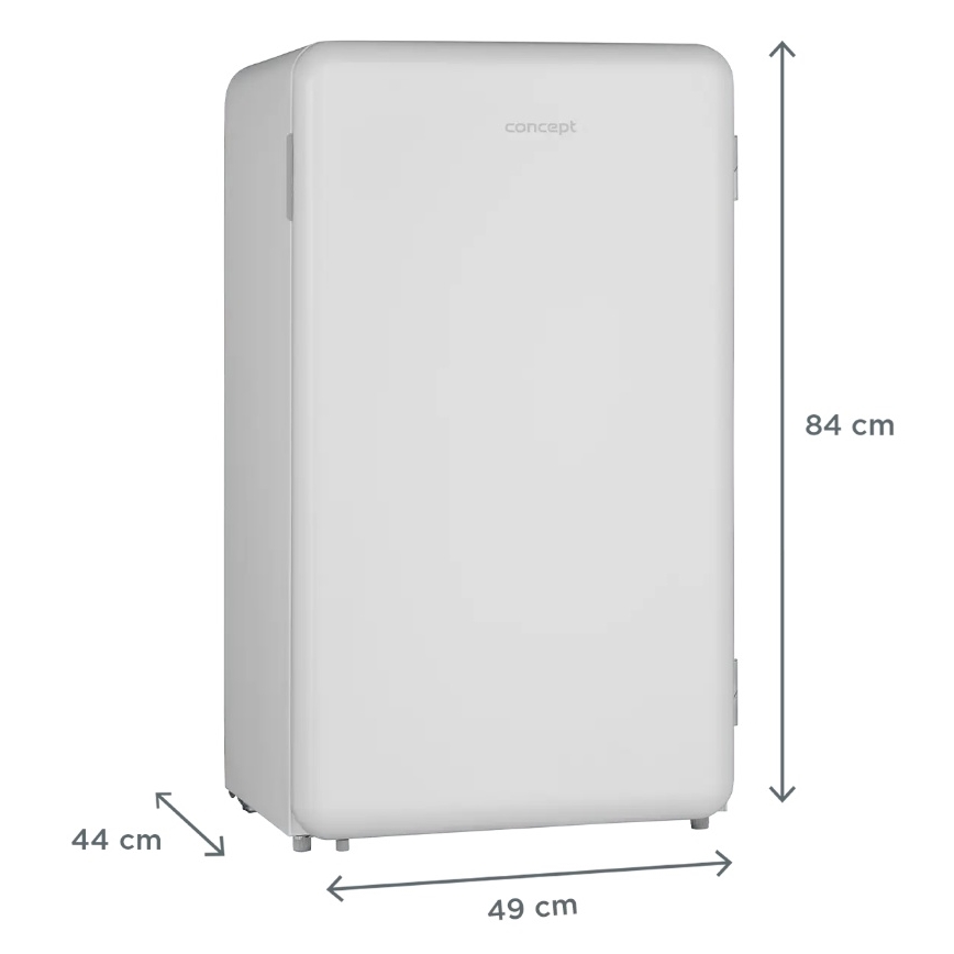 Concept LTR3047whN - Retro lodówka 93 l biała