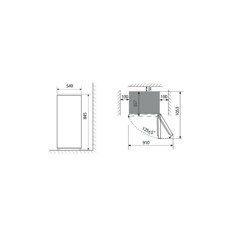 Concept MZ2355bc - Szufladowa zamrażarka 85 l czarna