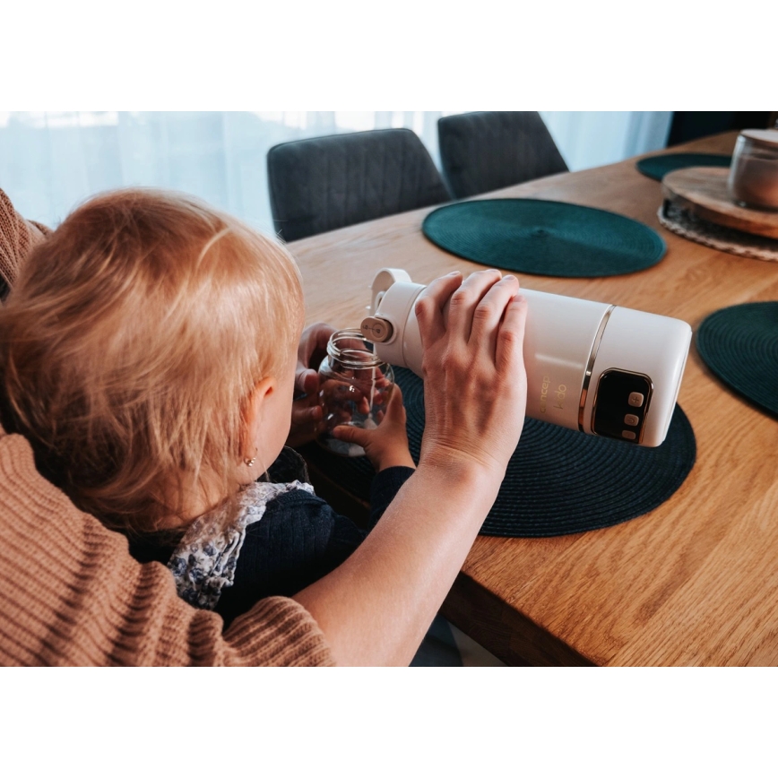 Concept OC4000 - Podgrzewacz podróżny do wody i mleka KIDO, 500 ml, 36 W/7,4 V, 5000 mAh, beżowy