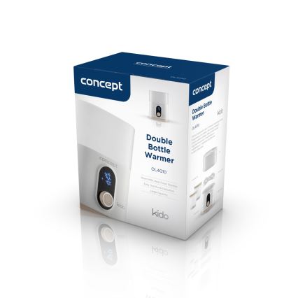 Concept OL4010 - Podgrzewacz do butelek 3 w 1 KIDO 200W/230V biały