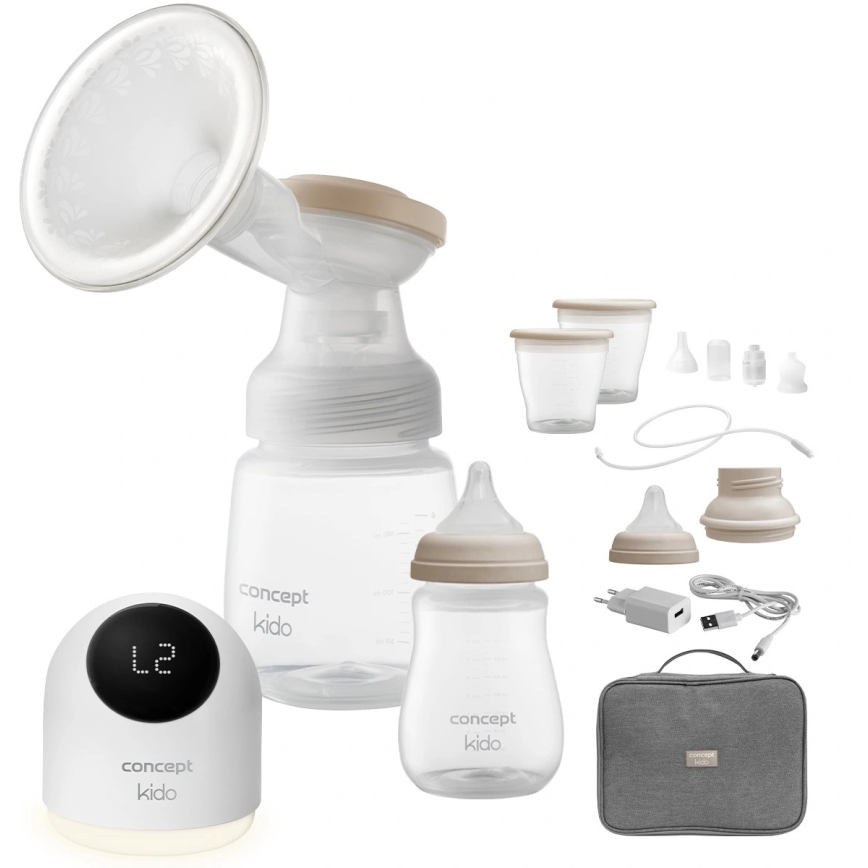 Concept OM4000 - Elektryczny laktator 2w1 KIDO biały