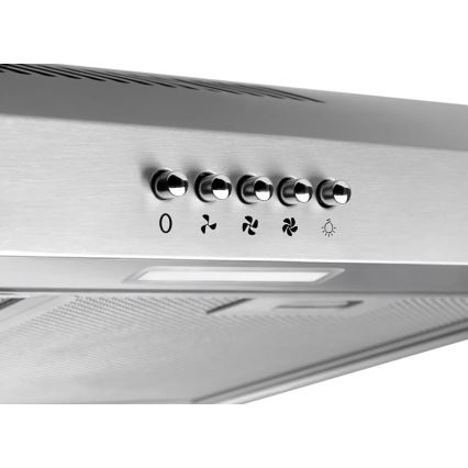 Concept OPP1260ss - Okap podszafkowy 59,5 cm stal nierdzewna