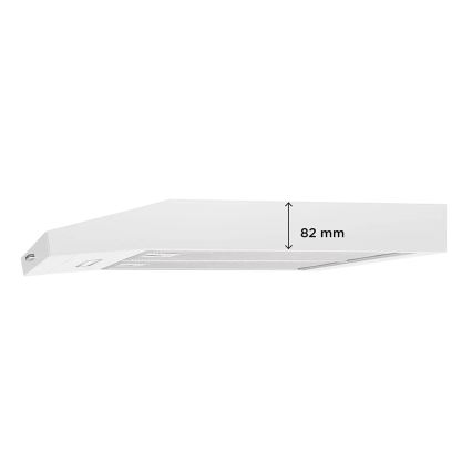 Concept OPP1260wh - Okap podszafkowy 59,5 cm biały