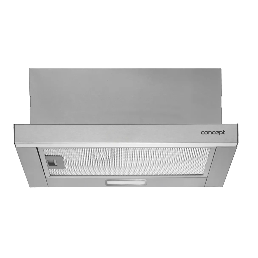 Concept OPV3150 - Wysuwany okap kuchenny 49,5 cm, stal nierdzewna