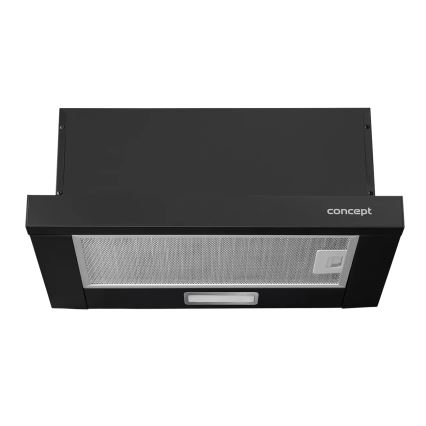Concept OPV3150bc - Okap teleskopowy 49,5 cm czarny