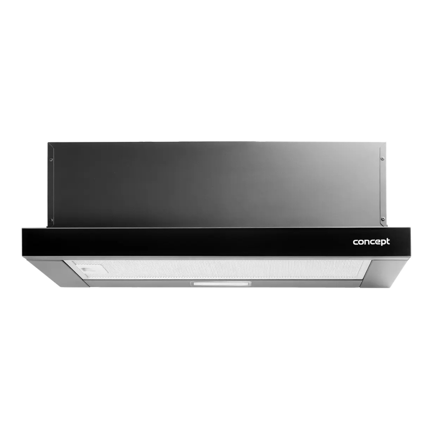 Concept OPV3560bc - Wysuwany okap 59,5 cm, czarny