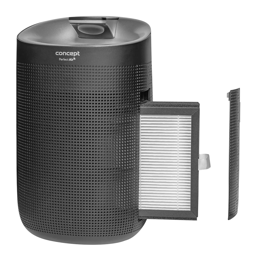 Concept OV1210 - Osuszacz i oczyszczacz powietrza PERFECT AIR 1 l 45W/230V czarny