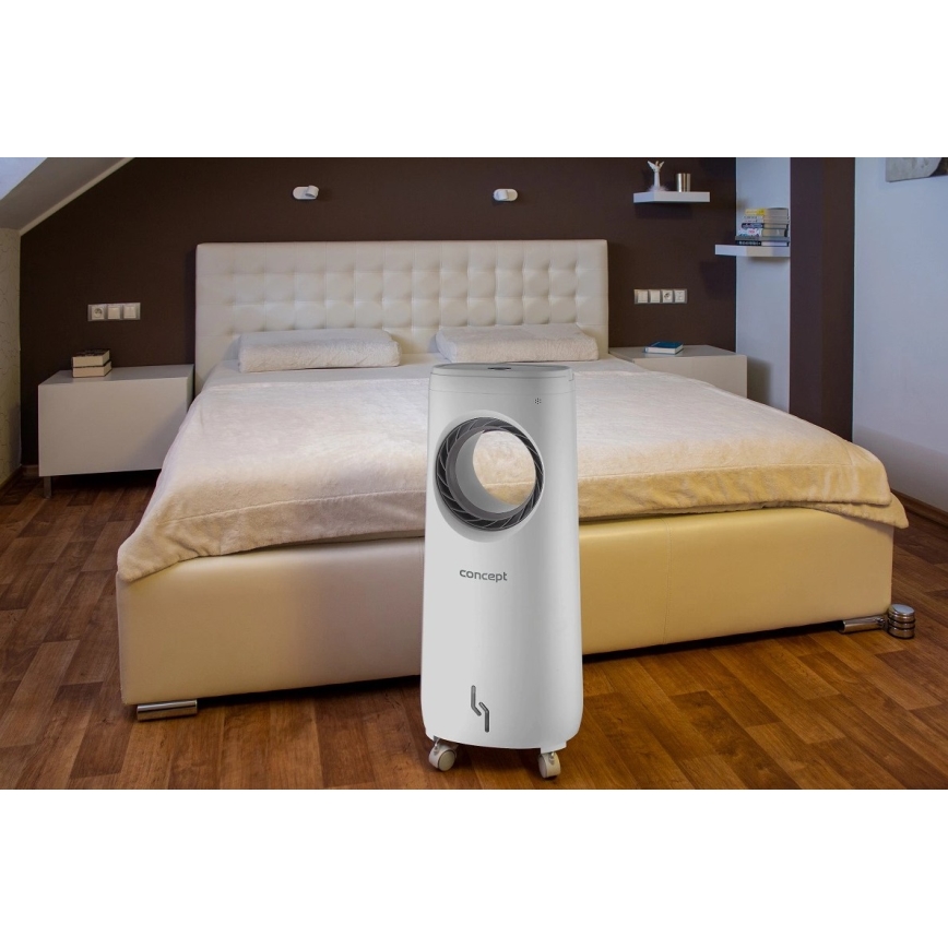 Concept OV5220 - Wielofunkcyjny przenośny klimatyzer 4 w 1, 5 l, 80 W/230 V, biały + pilot