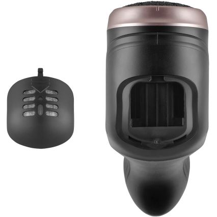 Concept PN3020 - Elektryczny pilnik do pięt PERFECT SKIN 5V 1200 mAh IPX6 czarny/różowe złoto