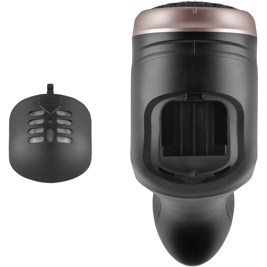 Concept PN3020 - Elektryczny pilnik do pięt PERFECT SKIN 5V 1200 mAh IPX6 czarny/różowe złoto