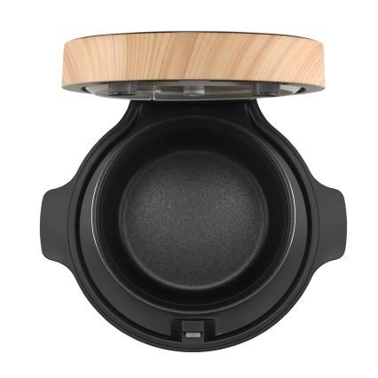 Concept RE4040 - Cyfrowy ryżowar 2 w 1 450W/230V 2 l czarny/dekor drewna