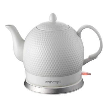 Concept RK0050 - Czajnik elektryczny 1,2 l 1000W/230V biały/ceramika