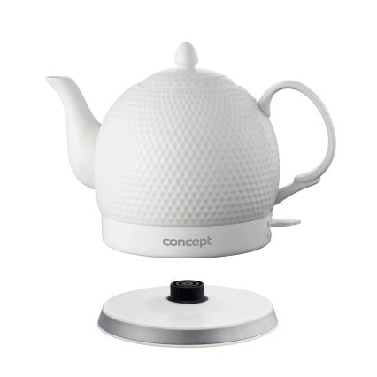 Concept RK0050 - Czajnik elektryczny 1,2 l 1000W/230V biały/ceramika