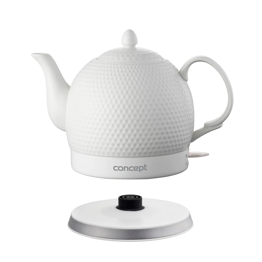 Concept RK0050 - Czajnik elektryczny 1,2 l 1000W/230V biały/ceramika