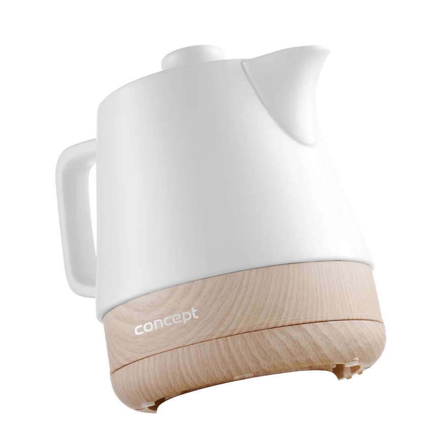 Concept RK0060 - Czajnik elektryczny 1 l 1000W/230V biały/ceramika