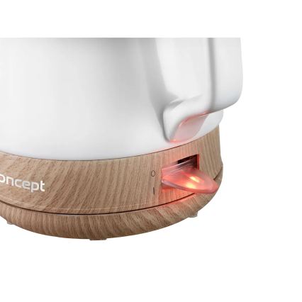 Concept RK0060 - Czajnik elektryczny 1 l 1000W/230V biały/ceramika